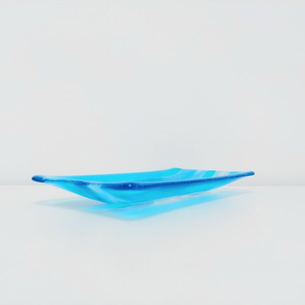 Winter in the Lakes Glass Art Platter - Image 9
