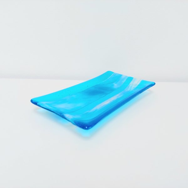 Winter in the Lakes Glass Art Platter - Image 6