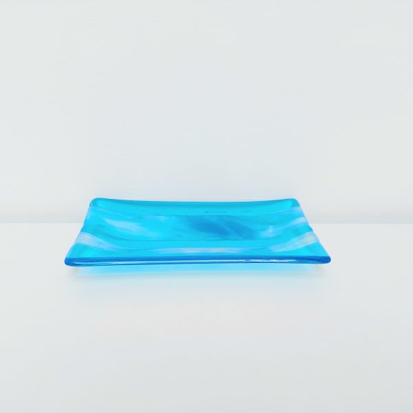 Winter in the Lakes Glass Art Platter - Image 8