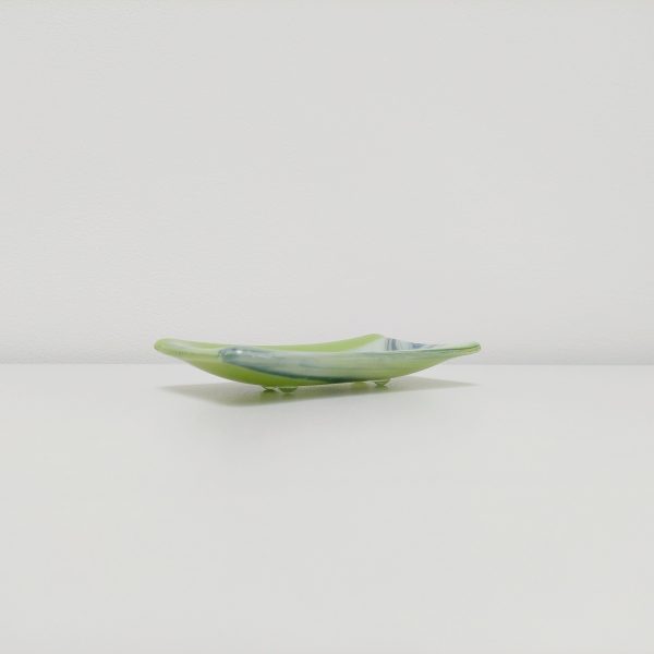 Lime Graffiti Glass Art Dish - Image 7