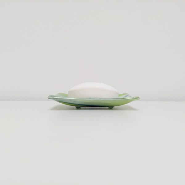 Lime Graffiti Glass Art Dish - Image 9