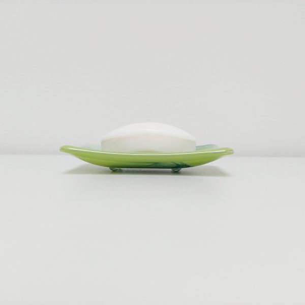 Lime Graffiti Glass Art Dish - Image 6