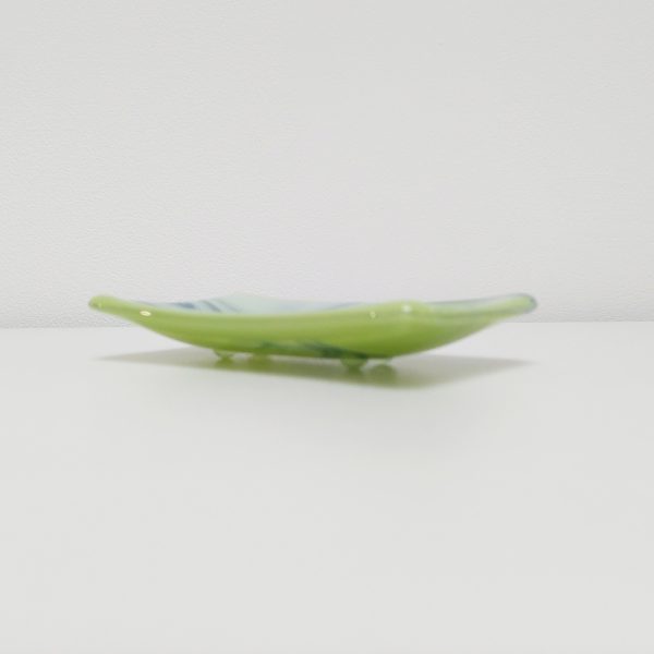 Lime Graffiti Glass Art Dish - Image 3