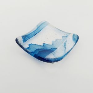 Coniston Water Glass Art Ring Dish