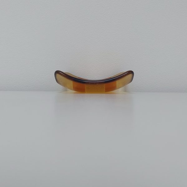 Amber Glass Art Trinket Dish - Image 4